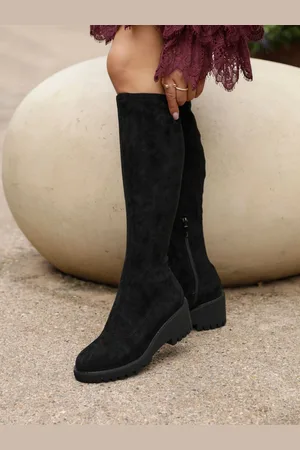 Linzi Kortina High Leg Boots With Wedged HeelEU 38 (UK 5)