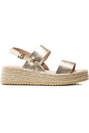 Moda In Pelle Nashay Two Part Low Espadrille WedgesEU 37 (UK 4)