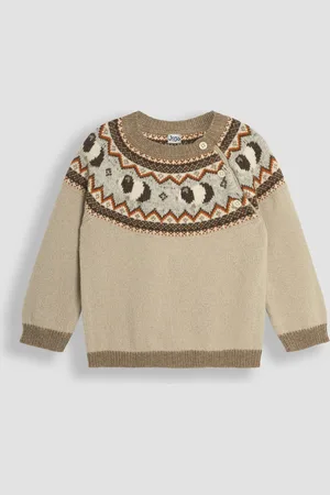 JoJo Maman Bébé Knit Fair Isle Pattern Jumper4