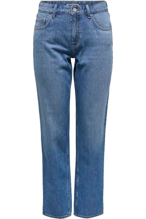 ONLY Mom Fit Mid Waist Straight Leg JeansXL regularny