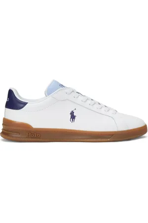 Ralph Lauren Skórzane tenisówki Heritage Court IIuk11eu45
