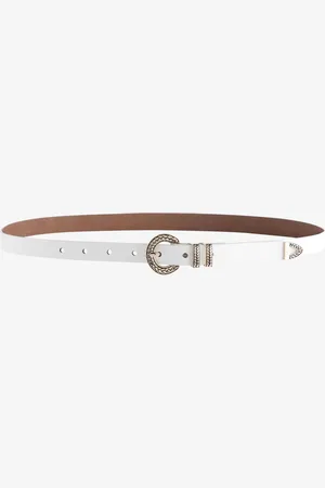 Next Leather Skinny Western BeltL