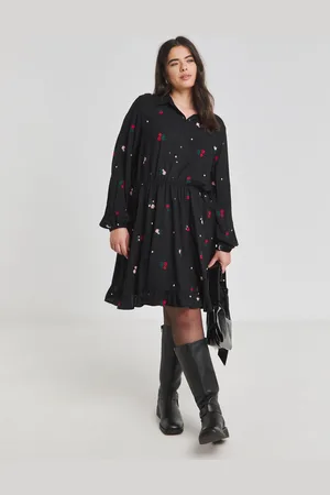 Simply Be Embroidered Collar Shirt Dress38