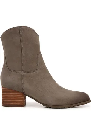Vionic Womens Wide Fit Grey Bishop Arch Support Western BootsEU 38 (UK 5)