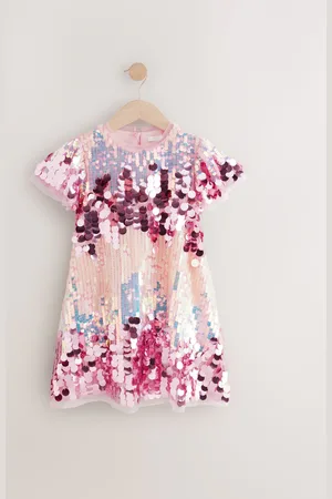 Next Angel Sleeve Party Dress (3-14yrs)5 lat (110 cm)