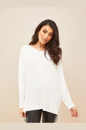 Friends Like These Soft Jersey V-Neck Long Sleeve Tunic Top44