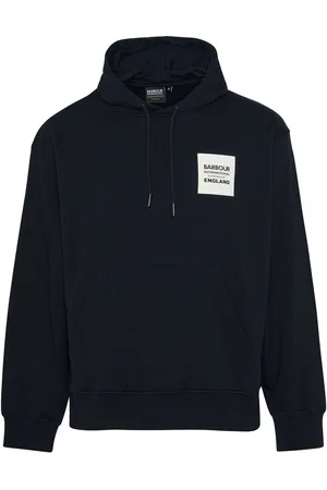 Barbour Micro Block Graphic Black HoodieXL