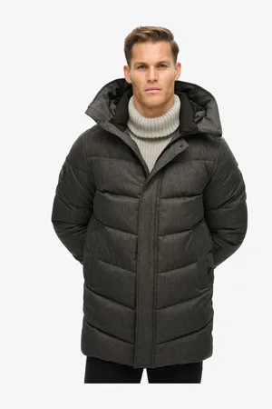 Superdry City Chevron Padded Parka CoatS