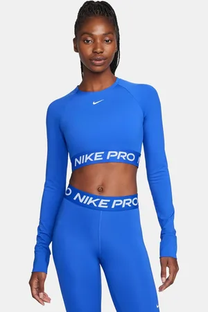 Nike DriFIT Pro Cropped Long Sleeve Sweat TopL