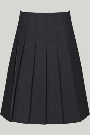 Trutex Grey 16" Stitch Down Permament Pleats School Skirt (10-16 Yrs)12 lat (152 cm)