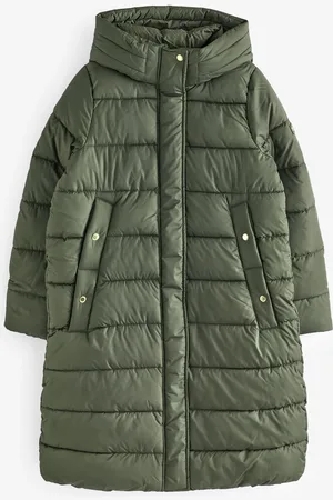 Barbour Barron Longline Baffle Quilt Puffer Coat38