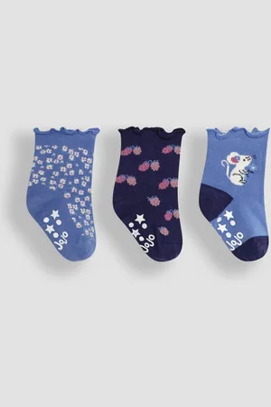 JoJo Maman Bébé Cotton Frill Socks 3 Pack1