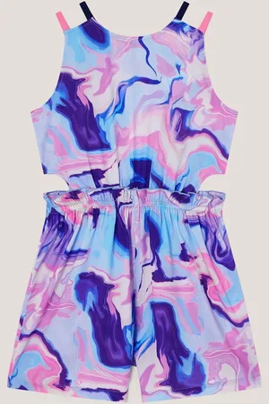 Monsoon Marble Print Cut-Out Playsuit134140 cm