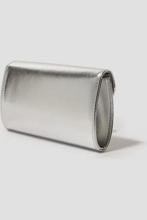 Monsoon Selena Bow Metallic Clutch BagJeden