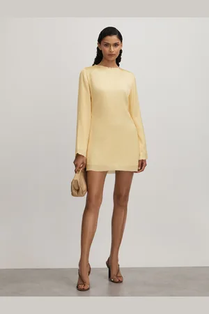Anna Quan Plisse Raw Hem Mini Dress40