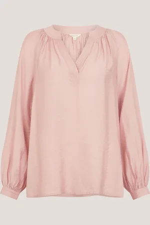 Monsoon Aya Long Sleeve Satin BlouseM