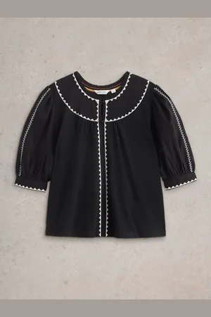 White Stuff Zoe Embroidered TopEU 42 (UK 14)