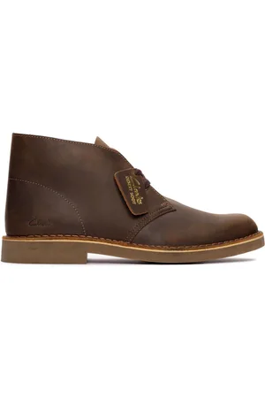 Clarks Botki Desert Evo ze skóry pokrytej woskiem pszczelimEU 46 (UK 11)