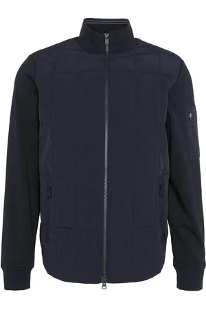Barbour Otto Baffle Quilted Black JacketM