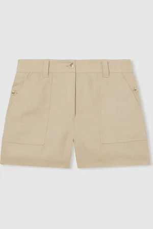 Reiss Ashby Linen Shorts46 Długi