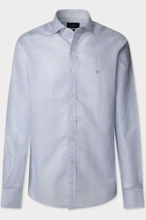 Hackett Linen Bengal Strip ShirtL