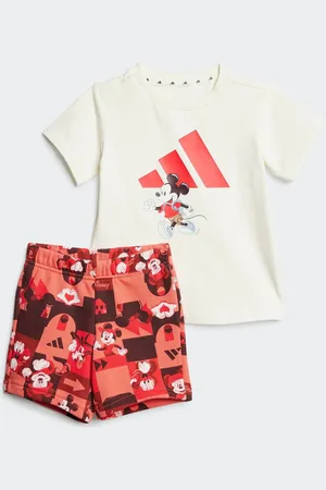 adidas Zestaw Disney z motywem Mickey Mouse: koszulka i szorty3