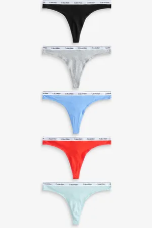 Calvin Klein Modern Logo Low Rise Thongs 5 PackS