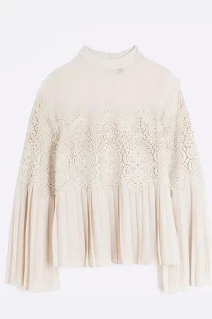 River Island Lace Pleated Blouse42
