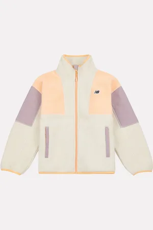 New Balance Girls Borg Fleece Jacket12