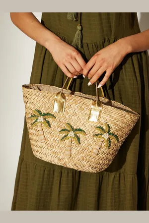 South Beach Mini Embellished Palm Tote BagJeden