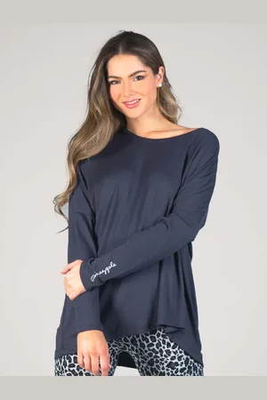 Pineapple Womens Script Long Sleeves TopM