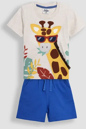 JoJo Maman Bébé 2-Piece Appliqué T-Shirt & Shorts Set98104 cm