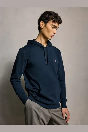 Paul Smith Navy Zebra Print Logo HoodieXL