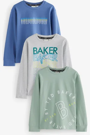 Ted Baker Multi Graphic Long Sleeve 100% Cotton T-Shirts 3 Pack13 lat (158 cm)