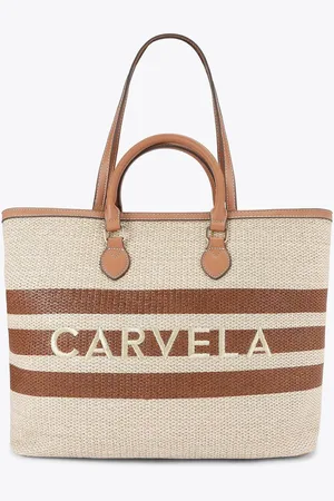 Carvela Sorrento Stripe Nude Shopper BagJeden