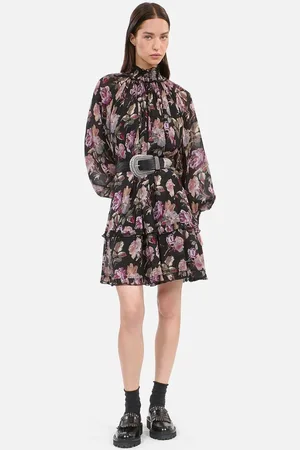 The Kooples Silk Print Mini Dress42