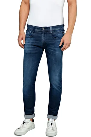 Replay Anbass Hyperflex Slim Fit JeansSZER.34 DŁ.34