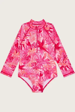 Monsoon Birds Of Paradise UPF50 Long Sleeve Swimsuit98104 cm