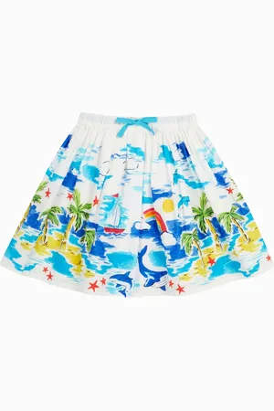 Frugi Girls Twirly Dream 100% Organic Cotton White Skirt116122 cm