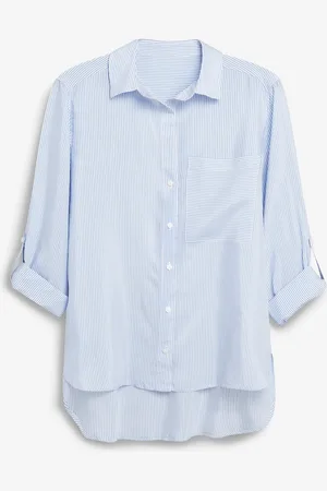 Next Stripe Long Sleeve Smart Shirt42