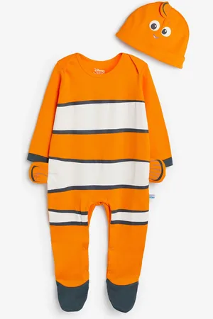 Character Baby Finding Nemo 100% Cotton Sleepsuit and Hat Set6