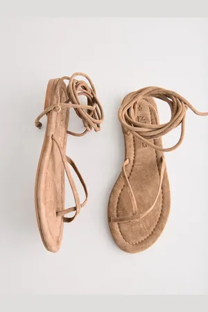 Next Forever Comfort Strappy Lace Up Sandalseu41