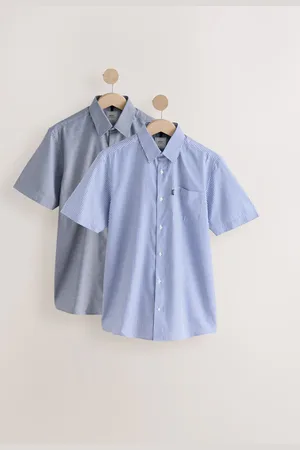 Next Easy Iron Short Sleeve Oxford Shirts 2 PackM