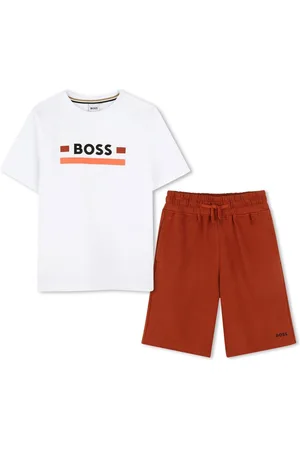 HUGO BOSS Logo Short Sleeve T-Shirt & Shorts Set152158 cm