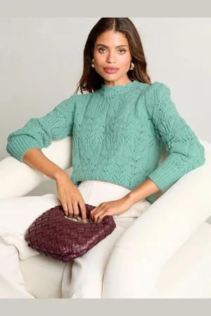 Lipsy London Pointelle Stitch Scallop Edge Knit Jumper44