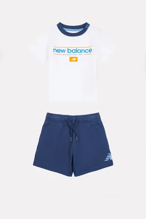 New Balance Kids 100% Cotton Athletic Shoes T-Shirt & Shorts Set8692 cm