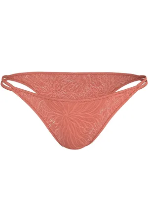 Calvin Klein Sheer Marquisette Lace High Leg ThongXL