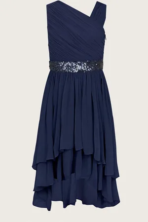 Monsoon Abigail One-Shoulder Prom Dress10 lat (140 cm)