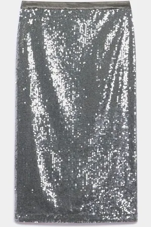 mint&berry Sequin Midi Skirt34