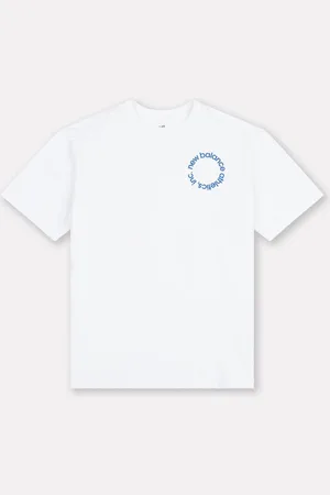 New Balance Kids Circular Logo Graphic 100% Cotton T-Shirt122128 cm